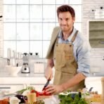 Tablier de Chef en coton , en toile, à dos croisé, Durable, pour femmes et hommes – Image 7