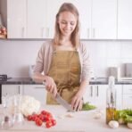 Tablier de Chef en coton , en toile, à dos croisé, Durable, pour femmes et hommes – Image 6